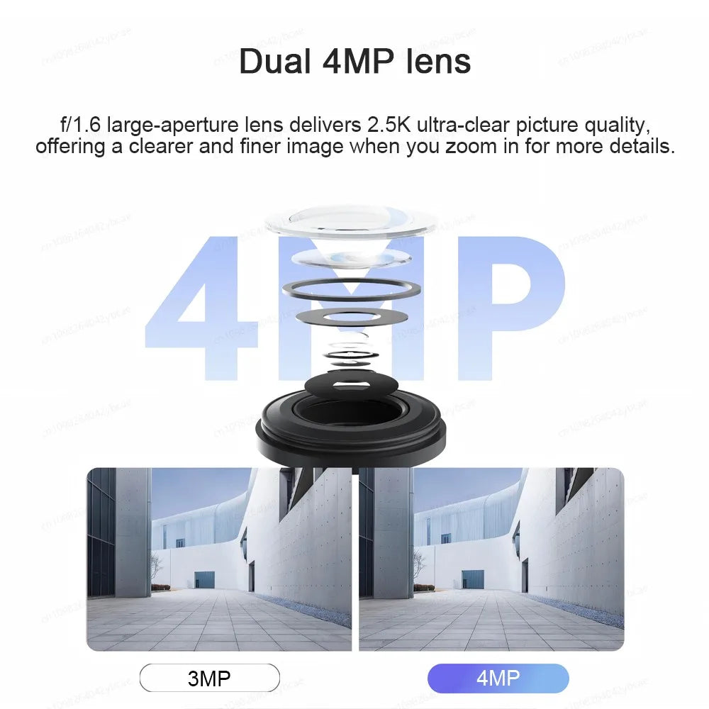 Xiaomi CW500 Dual 4MP Outdoor Camera – AI, 2-Way Audio, Night Vision