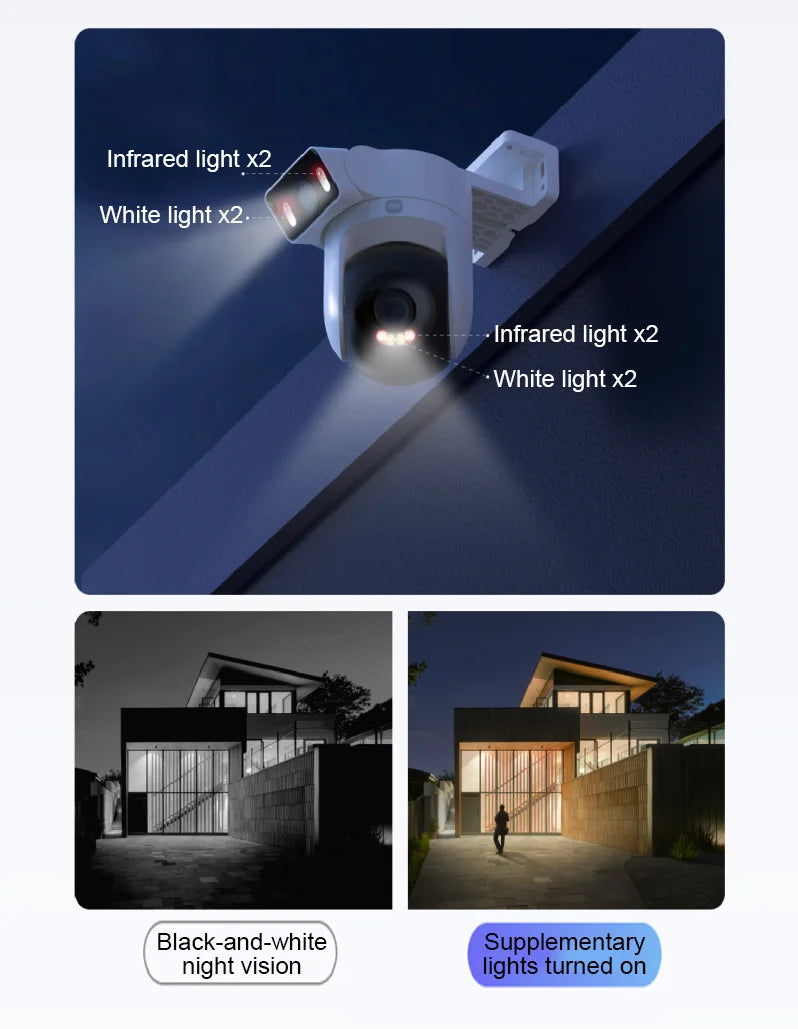 Xiaomi CW500 Dual 4MP Outdoor Camera – AI, 2-Way Audio, Night Vision