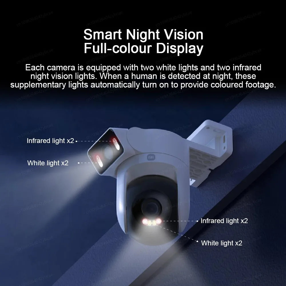 Xiaomi CW500 Dual 4MP Outdoor Camera – AI, 2-Way Audio, Night Vision