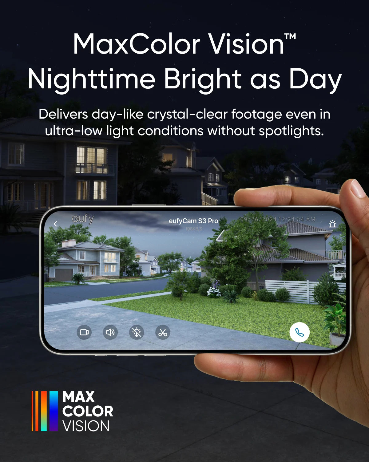 eufyCam S3 Pro – 2-Cam Solar Kit, 4K MaxColor, AI Detection, Forever Power