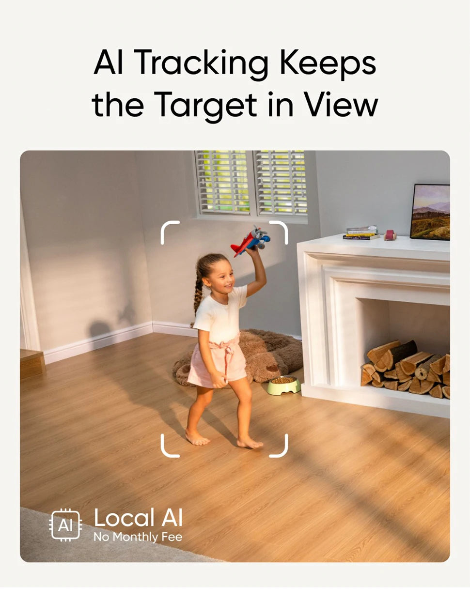 eufy S350 Indoor Cam – 4K Dual Lens, 360° PTZ, AI Pet Tracking