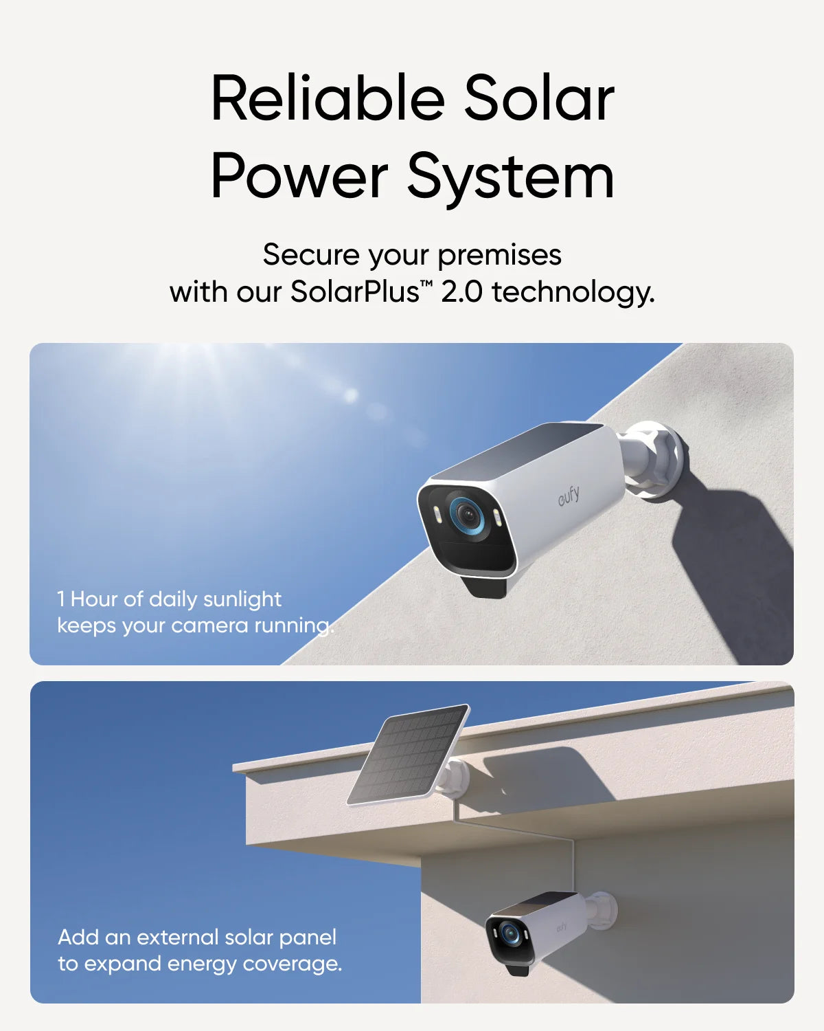 eufyCam S3 Pro – 2-Cam Solar Kit, 4K MaxColor, AI Detection, Forever Power
