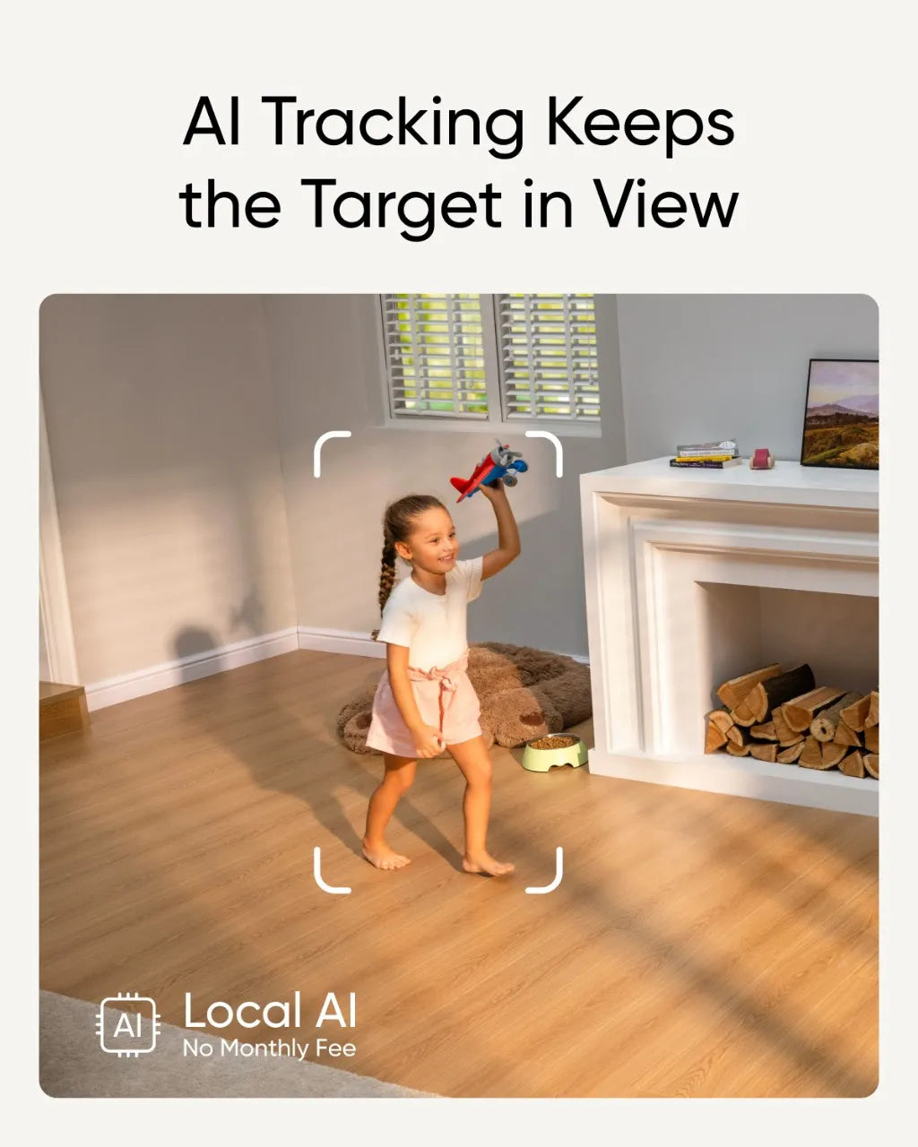 eufy S350 Indoor Cam – 4K Dual Lens, 360° PTZ, AI Pet Tracking