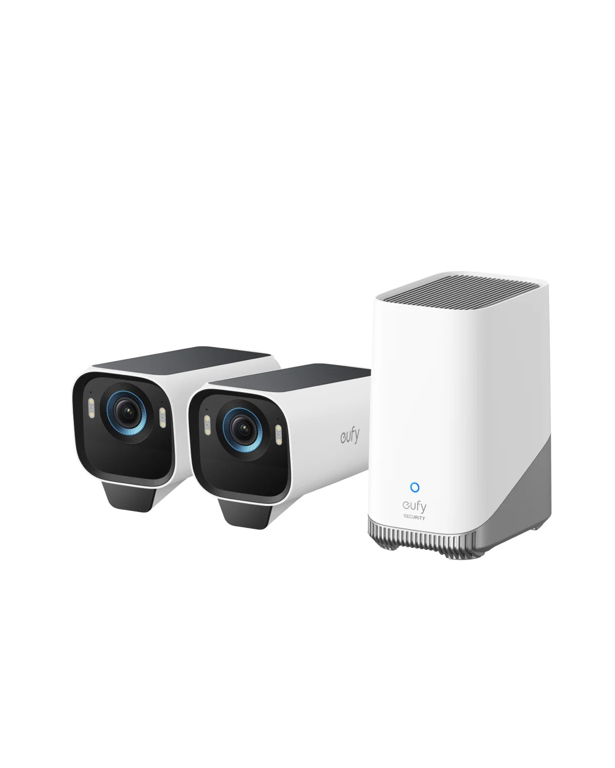 eufyCam S3 Pro – 2-Cam Solar Kit, 4K MaxColor, AI Detection, Forever Power