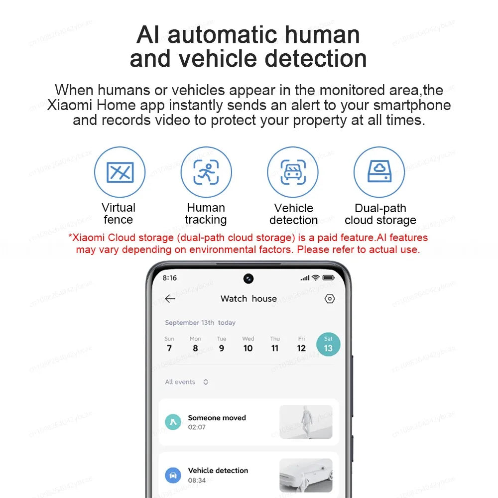 Xiaomi CW500 Dual 4MP Outdoor Camera – AI, 2-Way Audio, Night Vision