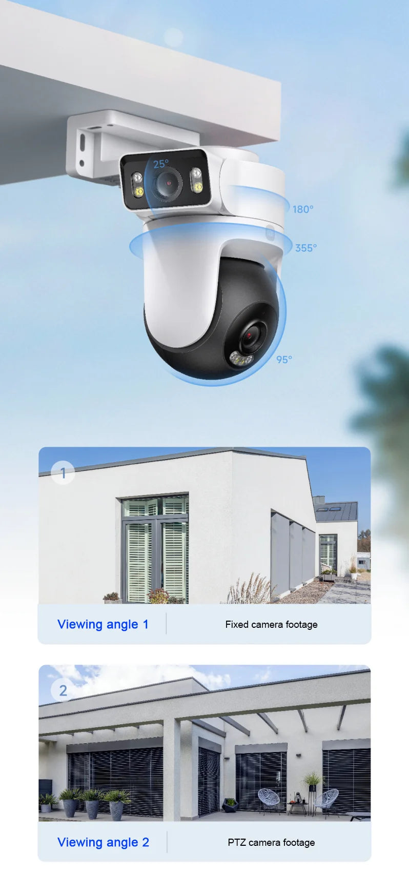 Xiaomi CW500 Dual 4MP Outdoor Camera – AI, 2-Way Audio, Night Vision
